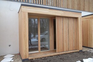 drevostavba a obklad modrin